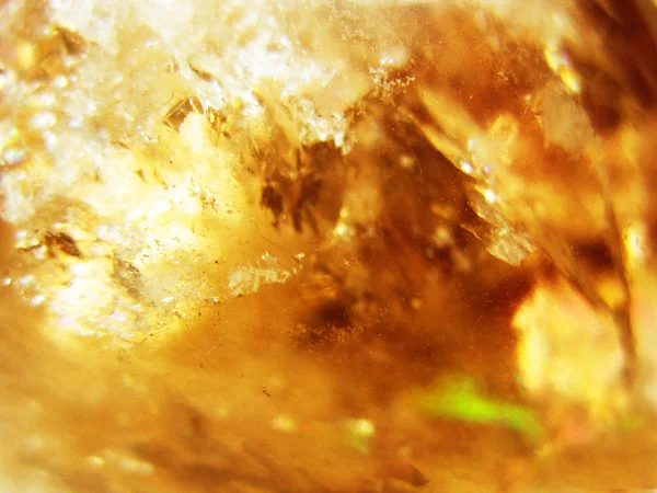 Citrino gema cristal cuarzo mineral fondo geológico — Foto de Stock