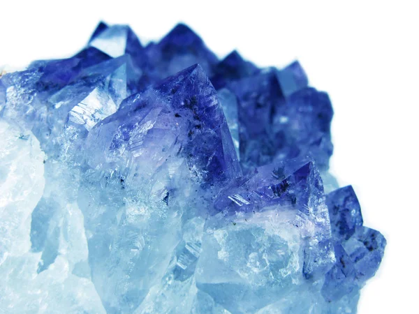 Akuamarin taş kristal kuvars maden Jeoloji arka plan — Stok fotoğraf
