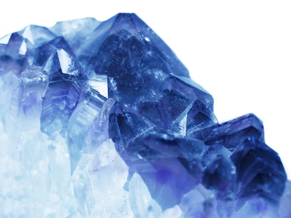Akvamarin gem crystal kvarc ásvány geológiai háttér — Stock Fotó