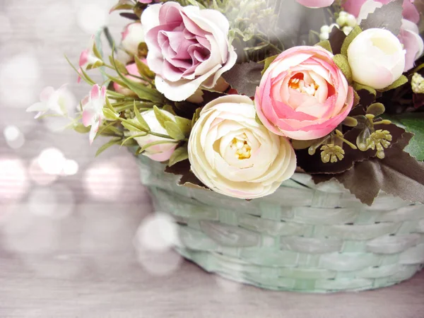 Pioner blommor våren blommig bakgrund kort — Stockfoto