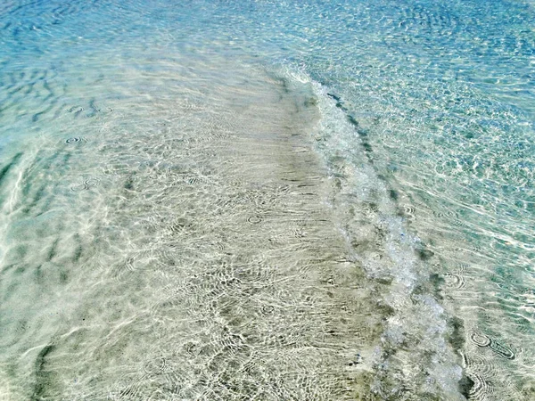 Water texture sand beach summer holiday background — Stock Photo, Image