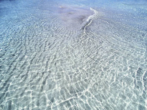 水纹理沙海滩夏季假日背景 — 图库照片