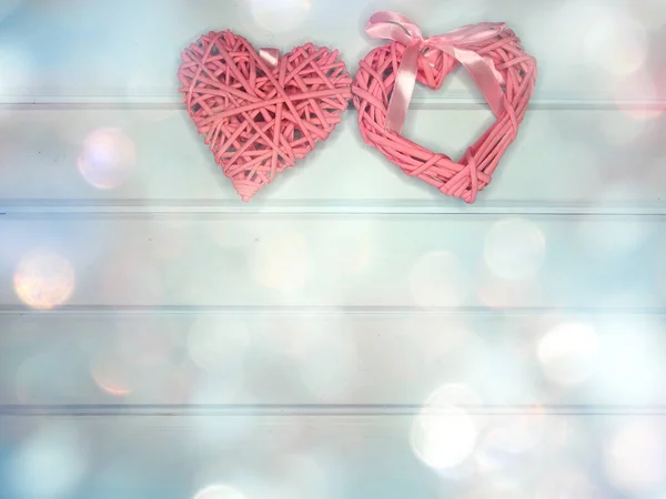 Herzen Dekor für Liebe Valentinstag Geschenk — Stockfoto