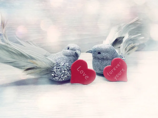 couple birds decor for love valentine\'s day gift