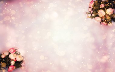 bahar arkaplanı çiçek açan şakayıklar ve soyut bokeh