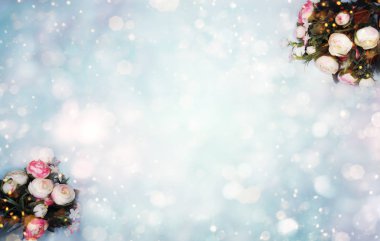 bahar arkaplanı çiçek açan şakayıklar ve soyut bokeh