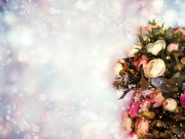 bahar arkaplanı çiçek açan şakayıklar ve soyut bokeh