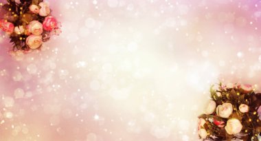 çiçekli şakayık ve yaprakların bahar arkaplanı 