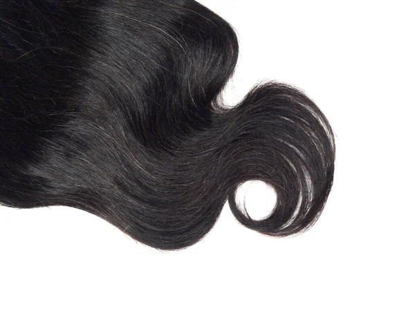 Glanzend Hoogtepunt Zwart Haar Abstracte Achtergrond Textuur — Stockfoto