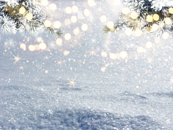 Invierno Navidad Fondo Con Ramas Abeto Nieve Conos Fondo Del — Foto de Stock