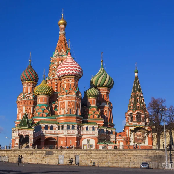 Basilikum-Kathedrale, Moskau, Russland. — Stockfoto