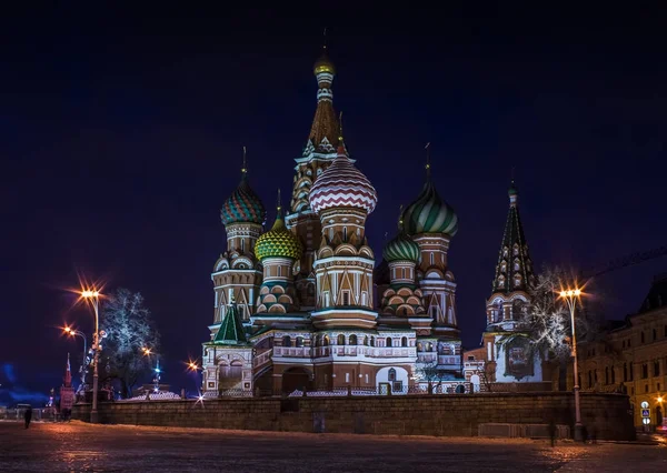 Cathedral Protection Most Holy Theotokos Moat Colloquial Name Basil Cathedral — Stock Photo, Image
