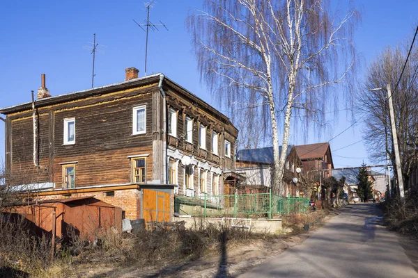 Las Calles Ciudad Vieja Calle Novo Goncharnaya Vladimir Rusia — Foto de Stock