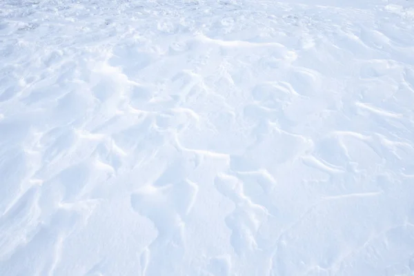 Cobertura Neve Densa Foco Seletivo Solo — Fotografia de Stock