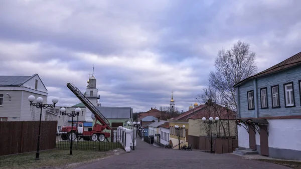 Utsikt Över Gamla Historiska Gatan Georgievskaja Centrum Vladimir Ryssland — Stockfoto