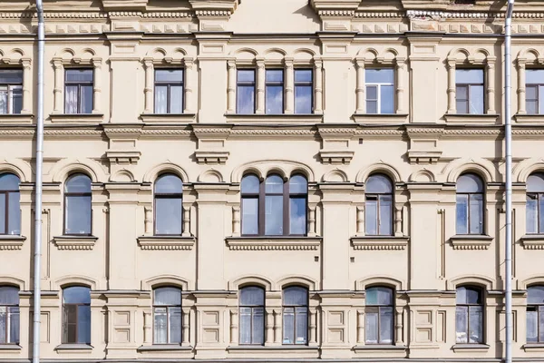 Alte Architektur Klassische Fassade Pseudo Russischen Stil Frontansicht — Stockfoto