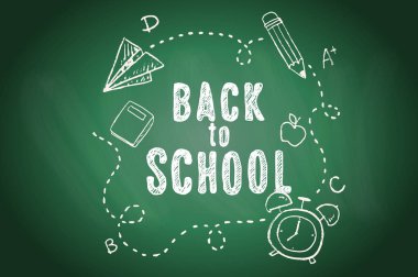 geri okul arka plana Hoşgeldiniz