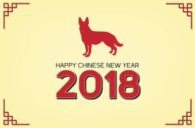 Mutlu Çin yeni yılı vektör Eps10