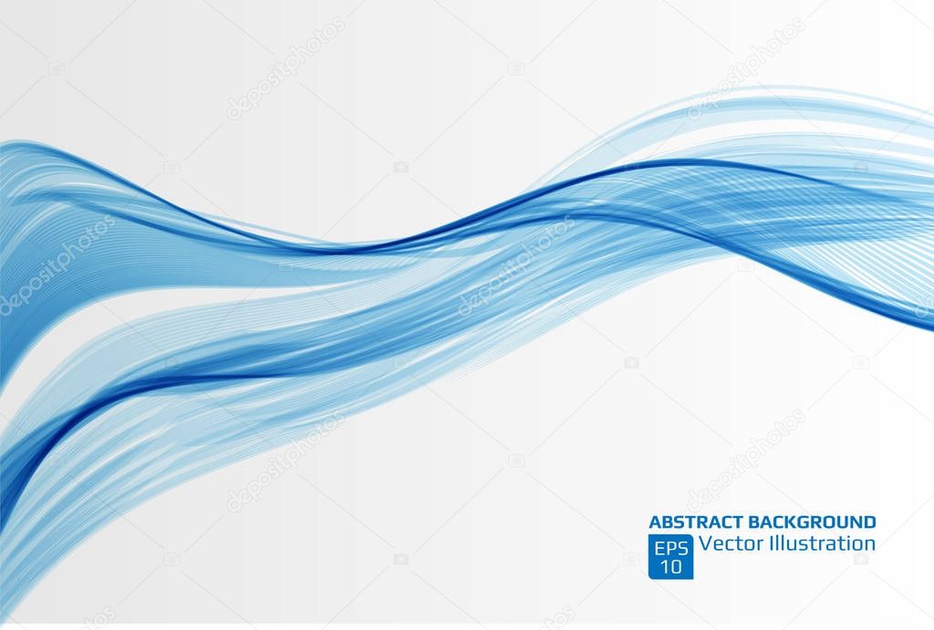 Abstract Graphic Wave Background Template Vector