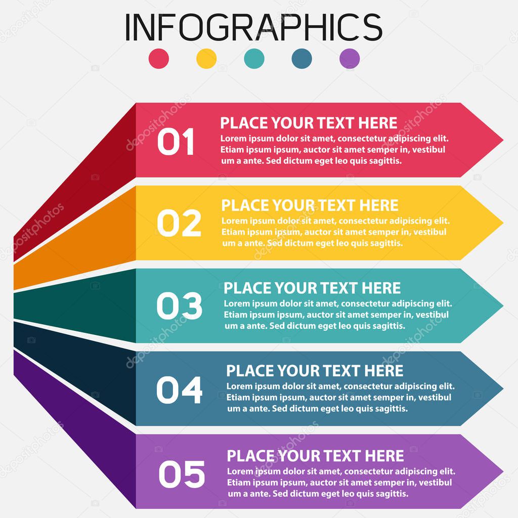 Infographic design template Vector illustration