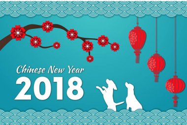 Mutlu Çin yeni yılı vektör Eps10