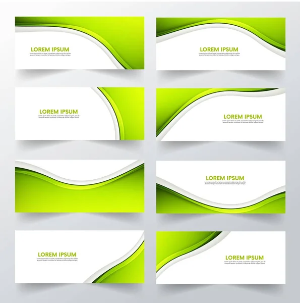 Banners Van Ontwerp Sjabloon Creatief Ontwerp Brochure Flyer Achtergrond Vector — Stockvector