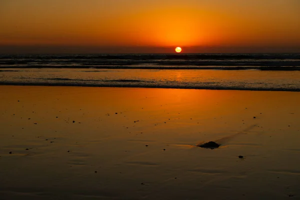Pôr do sol em Agadir — Fotografia de Stock