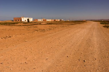 Plage Blnache 'de bir köy.
