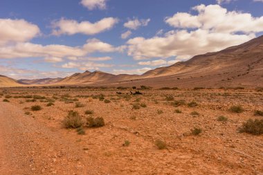Antiatlas 'ın güneyindeki çöl.