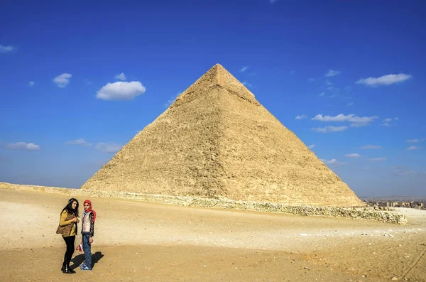 Pirâmides de Gizé. Cairo, Egipto . — Fotografia de Stock