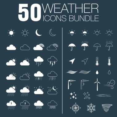 50 hava simgeler paket