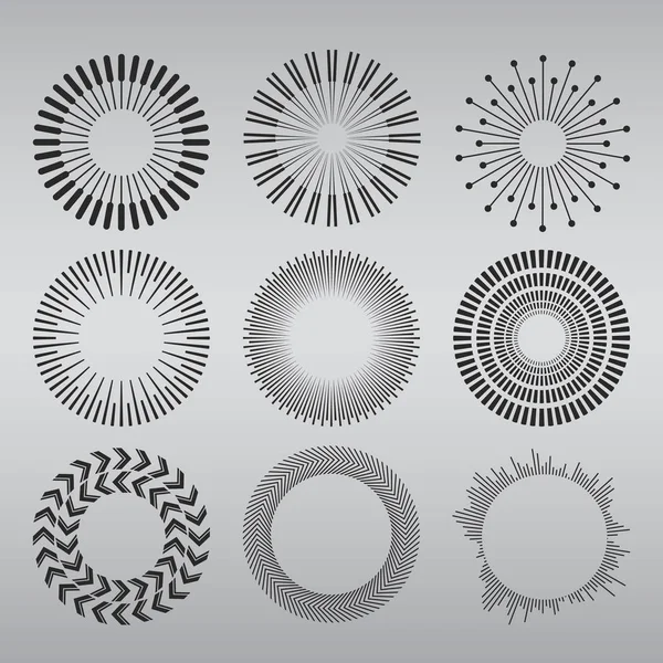 Circle concept set — Stock Photo, Image