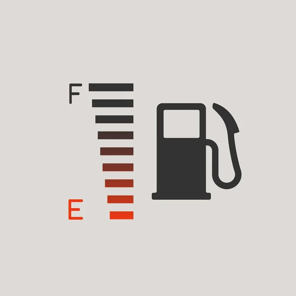 Fuel Gauge Icon — Stock Vector