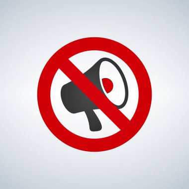 Hiçbir megafon veya hoparlör alan yok