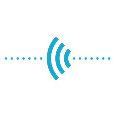 Frekans noktalar öğe simgeleri logosu ile WiFi