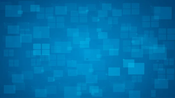 Błyszczące niebieskie kwadraty kształty zaplecze techniczne. Projektowanie technologii wektor — Wektor stockowy