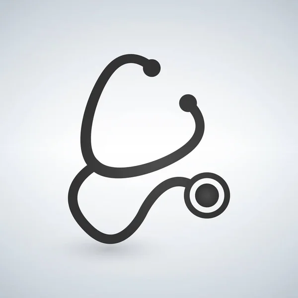 Stetoskop-ikonen medicinsk sjukvård Symbol vektor illustration. — Stock vektor