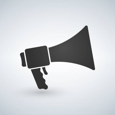 hoparlör simgesi vektör, hisse senedi vektör çizim düz tasarım s