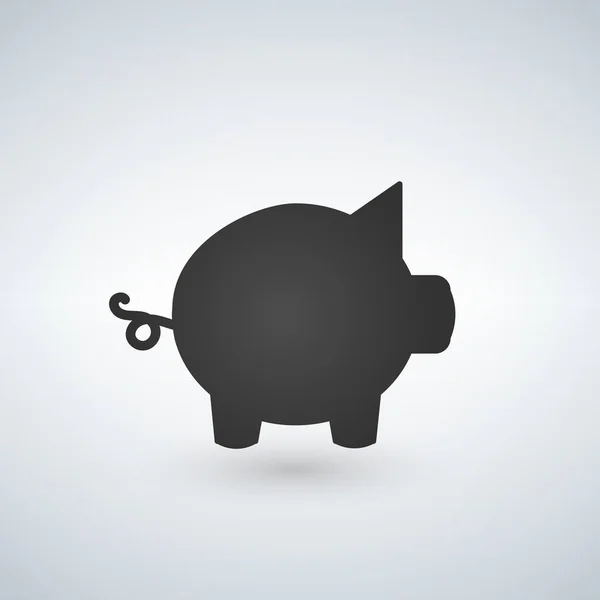 Icono de cerdo. Icono de cerdo. Ilustración del vector cerdo . — Vector de stock