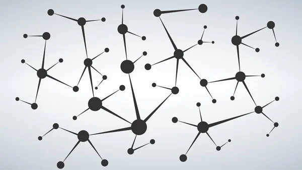 Vektornetzwerk und Verbindungshintergrund für Ihre Präsentation. — Stockvektor