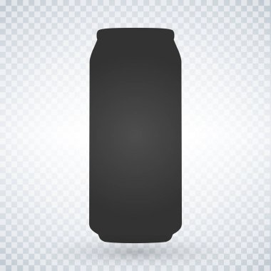 Bira veya soda olabilir ışık arka plan üstünde kutsal kişilerin resmi. Vektör illüstrasyon izole.
