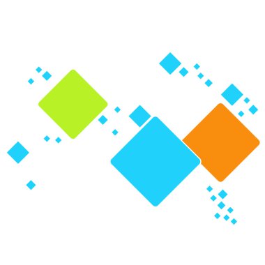 Arka ışık plan kareler. Modern vektör çizim.