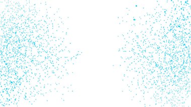 Noktalı Hd arkaplan, noktalar, farklı boyut, ölçek. Web pankartları, posterler, kartlar, duvar kağıtları, siteler, paneller için dizayn ögesi Mavi Renk Vektörü illüstrasyonu