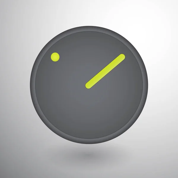 Icône Horloge Dans Style Plat Minuterie Sur Fond Blanc Montre — Image vectorielle