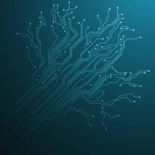 Vektör soyut teknoloji illüstrasyon devre kartı ile. Elektronik cihaz yüksek teknoloji dijital şeması. Teknoloji mikroçip arka plan. vektör çizim