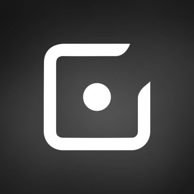 onay kutusunu nokta simgesiyle veya satır onay işareti. düz stil vektör illüstrasyon izole siyah arka plan üzerine