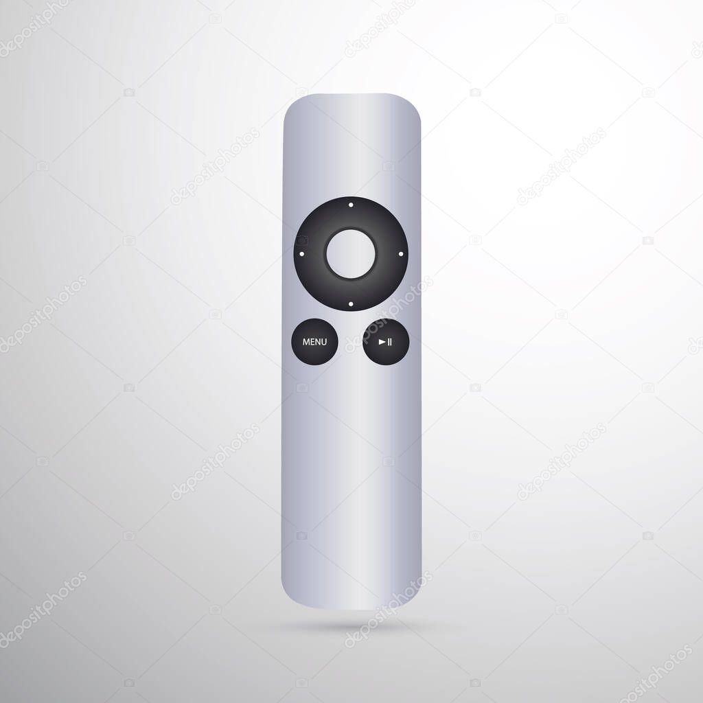 tv control remote vector illustration isolated on grey background