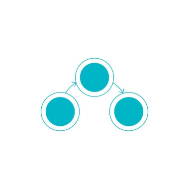 İnfografik eleman. Grafik, grafik, 3 adımlı diyagram, seçenekler, parçalar, süreçler, faz. Sunum ve eğitim için vektör iş şablonu.