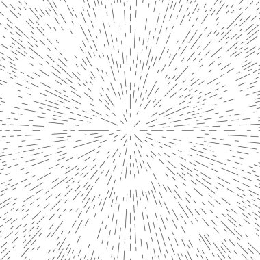 Güneş patlamasını gösteren soyut klasik dairesel merkez, Geometrik arkaplan çizgileri.