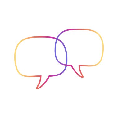 Doğrusal el çizilmiş konuşma kabarcıklar, dikdörtgen bozuk daireler ve kare boş trendy şekiller. Vektör illüstrasyon izole